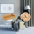 thumbnail image 2 of Cesta De Frutas Tejida, Cuenco Para Servir Bocadillos, Decoración De Pared, Regalos, Ligero, Sin Tictac, Adorno De Reloj Colgante Para El Hogar, La Oficina, El Dormitorio, El Escritorio, 2 of 8