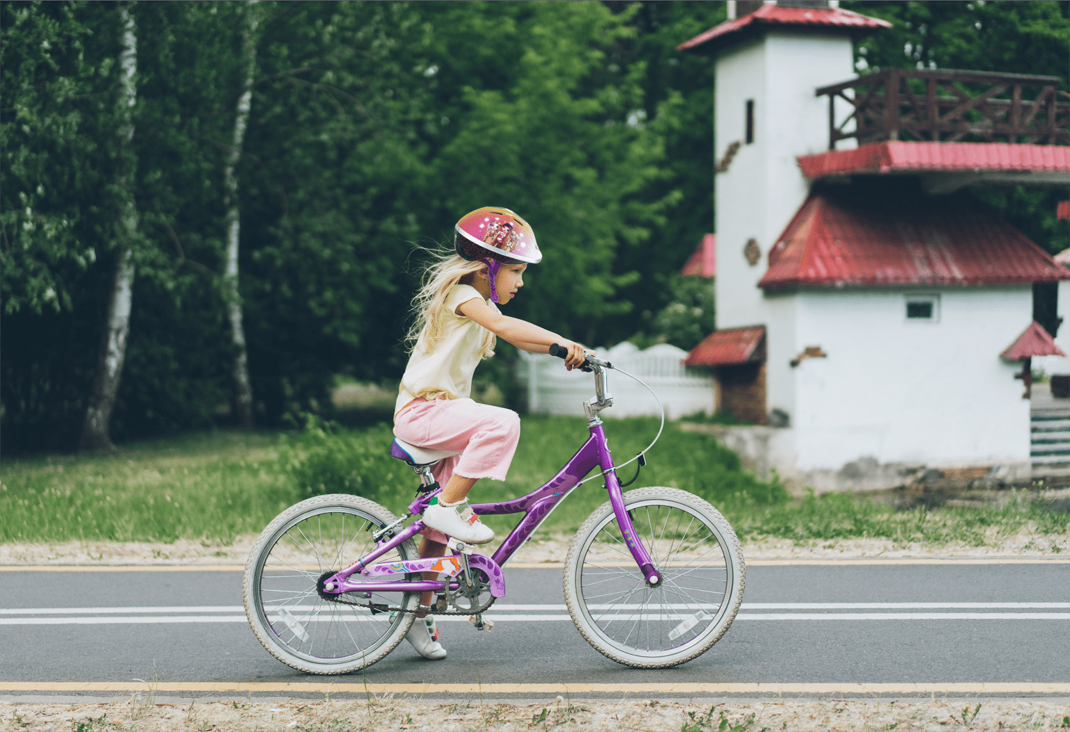 Rainbow High Light-up Bike Helmet for Kids Ages 8+
