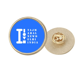thumbnail image 1 of Taj Mahal India New Delhi Broche de oro metálico circular, 1 of 3