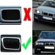 thumbnail image 4 of E36 Grill,Black Kidney Front Bumper Kidney Grille Grills For-BMW E36 3-Series 318I 323I 328I M3 1997-1999, 4 of 5