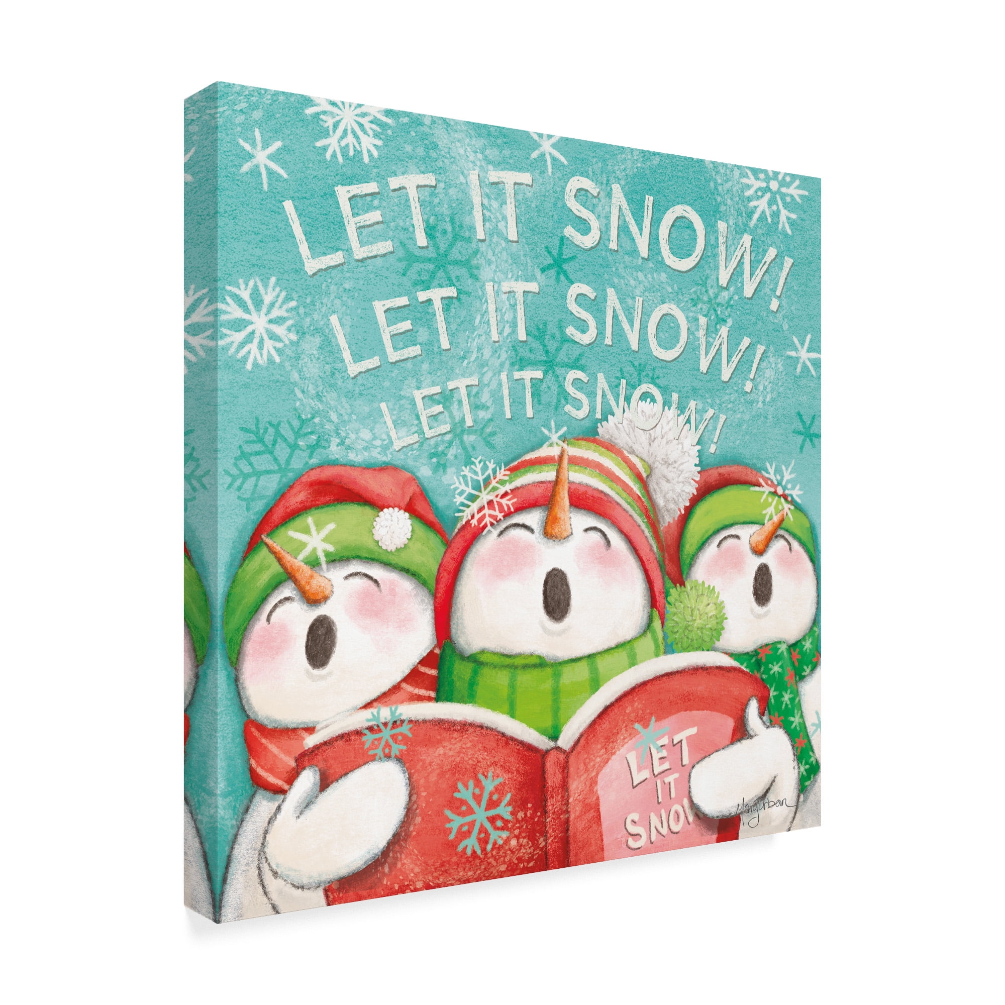 Trademark Fine Art 'Let it Snow VIII' Canvas Art by Mary Urban