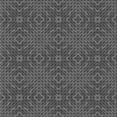 thumbnail image 1 of Ahgly Company Machine Washable Indoor Square Transitional Dark Gray Black Area Rugs, 8' Square, 1 of 1