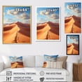 thumbnail image 4 of Designart "Egypt Sahara Dreams horizon II" Egypt Floater Framed Canvas Wall Art, 4 of 7