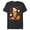 Dark Heather, variant on Disney Mickey Mouse Strolling Through Autumn Leaves Fall - Short Sleeve Blended T-Shirt for Adults - Customized-Yellow