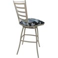 thumbnail image 2 of Outdoor Indoor Swivel Bar Stool 30" Seat - Jenna Armless - Flint Fabric - Beige, 2 of 3