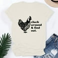 thumbnail image 3 of Womens Tops Cute Cluck Graphic Women T Shirt Short Sleeve Shirts for Graphic Tees for Women, 3 of 3