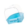 thumbnail image 1 of Pet Bird Bath Box Lovebirds Medium Birds Bird Parrot Bathing Tub Container Small Birds Parakeets Caged Parrot Bathing Tub Blue, 1 of 9