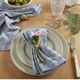 thumbnail image 2 of Martha Stewart Honeycomb Modern Farmhouse Napkin 4-Pack Set, Blue, 19"x19", 2 of 6