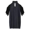 thumbnail image 4 of Vestido de verano con hombros descubiertos para mujer Pompotops  ghjkhdj11702, 4 of 8