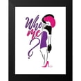 thumbnail image 2 of OnRei 19x24 Black Modern Framed Museum Art Print Titled - Sassy Who Me, 2 of 5