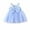 Blue, variant on Toddler Kids Tutus Dress, Girls Bowknot Flower Tulles Princess Birthday Party Pageant Dresses Child Dress with Bow Blue 12M