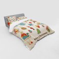 thumbnail image 2 of Ambesonne Christmas Bedding Set 4 Pcs, Xmas Holiday, Queen, Multicolor, 2 of 2