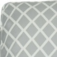 thumbnail image 6 of SAFAVIEH Buckler Classic Upholstered Club Chair w/ Silver Nail Heads, Grey/White, 6 of 7
