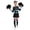 Blue Green&Black, variant on Kids Girls Cheer Leader Costumes Sparkly Mesh Long Sleeve Cheer Leader Dance Dress Outfits Blue Green&Black 6