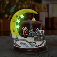 thumbnail image 4 of Nuevo producto transfronterizo luminoso Luna de Navidad casa del anciano adornos de resina decoración de escritorio para el hogar regalos de ambiente festivo, 4 of 5