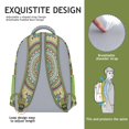 thumbnail image 3 of Zen Meditation Mandala School Backpack - Waterproof Ergonomic Design for Spinal Support, 3 of 6