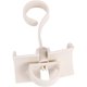thumbnail image 4 of Percha de bolsa de almacenamiento giratoria, percha de plástico para ropa, organizador de abrigos, corbatas, batas, beige, 4 of 5