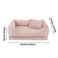 thumbnail image 3 of KMWGRE Indoor Pet Bed for Cats and Small Dogs with - Base and -Soft Comfort Pink S, 3 of 6