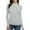 Gray, variant on Xihbxyly Womens Long Sleeve Knit Tops Round Neck Fashion Womens Solid Color Turtleneck Long Sleeve Knitting Tshirt Slim Blouse Tops Midhigh Neck Cable Knit Pullover Casual Top T Shirt