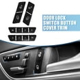 thumbnail image 2 of Unique Bargains Car Seat Memory Door Lock Unlock Button Sticker Adjust Switch Button Trim Cover for Benz a Class 13-17, 2 of 6