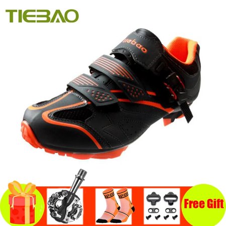 TIEBAO Sapatilha Ciclismo Mtb shoe Men Women SPD Cleats Pedals Cycling Shoes Mountain Bike Self-locking Athletic Riding Sneakers
