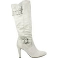 thumbnail image 2 of Rialto Women's Cahoon Buckle Dress Boots Light Grey Size 6.5 M, 2 of 6