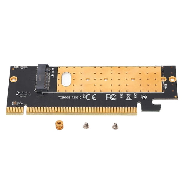 M.2 to PCIE 3.0 8Gbps Adapter, PCIE X16 Slot, Free Expansion 2280/2260/2242/2230, with Heat Emission Hole for Windows
