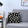 thumbnail image 3 of Halloween Pillow Covers 16x16 Set of 2,Halloween Ghost Spooky Decorative Throw Pillow Covers Outdoor Cushion Cases for Farmhouse Home Sofa Couch Decorative, 3 of 6