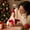 C, variant on 7inch Desk Goose Outfits, Mini Christmas Goose Set with Christmas Hat,Glasses and Clothes,Mini Goose Christmas Decoration for Tabletop Display
