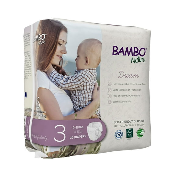 Pañales Bambo Nature Dream 29pz Talla 3