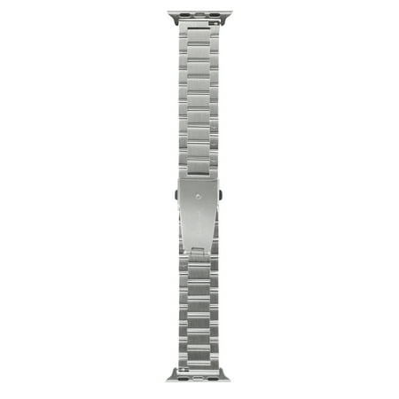 ONN Silver Metal Link Universal Watch Band