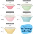 thumbnail image 3 of Tupperware Heritage Plastic Food Storage Container Set with Lids (5 Count), 3 of 5