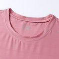 thumbnail image 4 of Ice Cooling Shirts for Women Short Sleeve Summer, Quick Dry Breathable Lightweight Moisture Wicking Tops for Workout, Athletic, Gym, Tennis, Yoga, Pink 2XL, 4 of 8