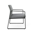 thumbnail image 4 of Chaise Bariatrique de Réception et Salle d'Attente Gansett / Acier Charbon / Gris, 4 of 5