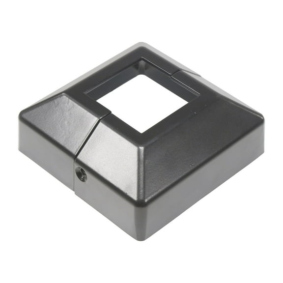 Plum Fittings 2 Piece Post Cover Plate for 2" Floor Flange - Flange Cover Black