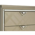 thumbnail image 4 of OakvillePark Osborn Nightstand, Champagne Metallic, 4 of 7