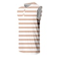 thumbnail image 4 of Mens Tank Top Casual Loose Striped Sleeveless V Neck T Shirts Summer Outings Comfortable Lightweight Vest Rose Gold XXXL, 4 of 5