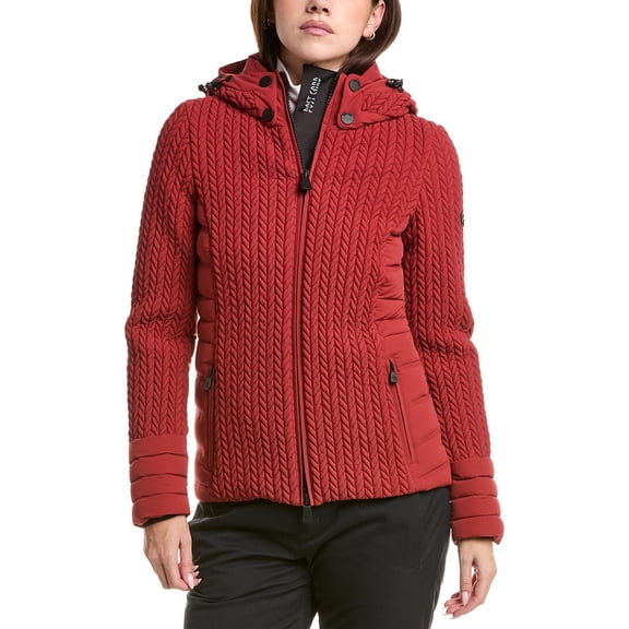 Post Card womens  Down Jacket, 38, Red