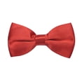 thumbnail image 1 of TOPTIE Smoking Formel pour Homme Nœud Papillon en Satin Uni Nœud Papillon Classique Pré-Noué-Rouge-1 Paquet, 1 of 7