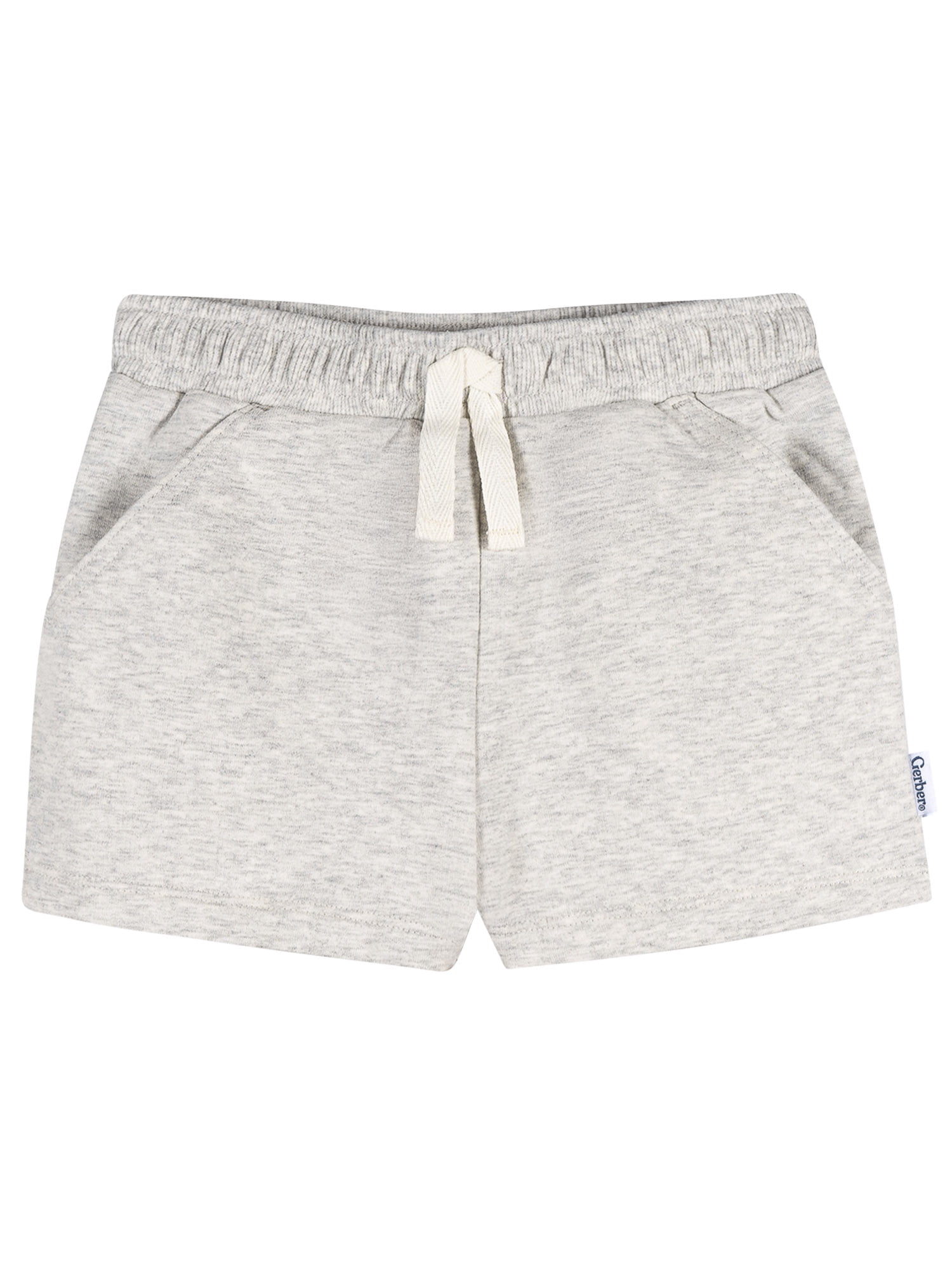 Gerber Baby and Toddler Girl Knit Shorts, 3-Pack, Sizes 0/3 Months - 5T
