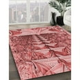 thumbnail image 3 of Ahgly Company Machine Washable Indoor Rectangle Transitional Red Area Rugs, 2' x 5', 3 of 7