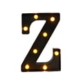 thumbnail image 4 of Letrero con alfabeto iluminado, lámpara con letras de marquesina, letras de marquesina iluminadas en negro para decoración de pared de noche de Z 587 x 858 x 157 pulgadas, 4 of 8