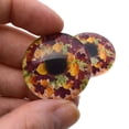 thumbnail image 5 of Richly Colored Autumn Leaves Glass Eyes, 5 of 10