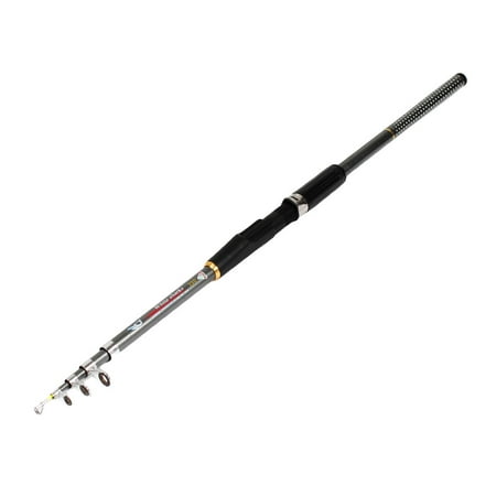 6.56Ft 5 Sections Telescopic Plastic Round Handle Fishing Pole