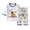 Blue, variant on WUANDIXFA Toddler Boy Pajamas 1-13 Years Fall Cotton Soft Cartoon Short Sleeve Shirts Pant Birthday Pajamas Toddler,Blue,4-5 Years