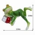 thumbnail image 7 of 1 x Frog Figurines-green, 7 of 7