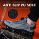 thumbnail image 5 of Zapatos Cojín Aire Punta Acero No Deslizamiento para Al Libre (gris 44), 5 of 9