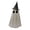 White, variant on LED Lighted Standing Ghost Decor with Witch Hat Cute Glowing Halloween Tabletop Ornament Multi Color Weatherproof Spooky Figure for Porch Yard Mantel Living Room Party 9.45Inch