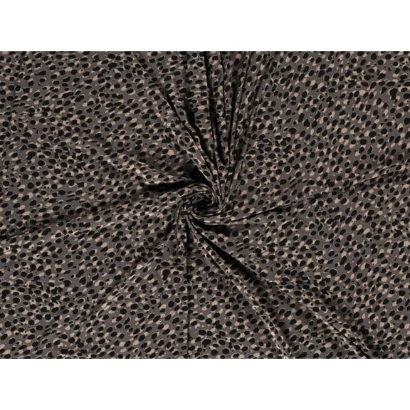Minerva Crepe Textured Stretch Knit Fabric Grey - per yard
