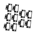 thumbnail image 4 of 10 piezas de bisagras para puerta, herrajes para puerta, fácil instalación, rotación versátil premium Negro, 4 of 9